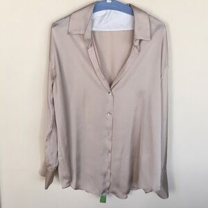 Zara Elegant Gold Women's Blouse